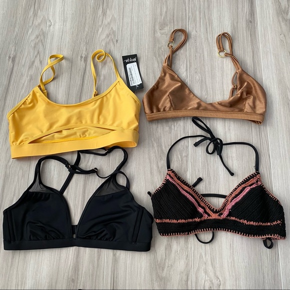 Other - 🖤Lot of 4 bikini tops